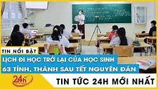 Lịch Đi Học Lại Năm 2022 Năm 2023